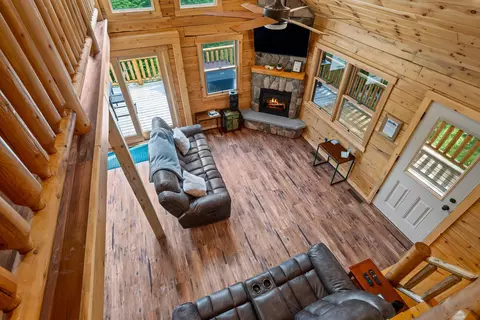 Living - 73 Ridge Rd, Bethlehem, NH 03574 photo 5 of 6