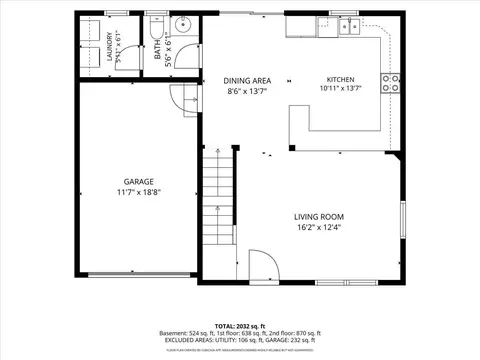 Floorplan - 38 Middle Rd, Milton, VT 05468 photo 2 of 4