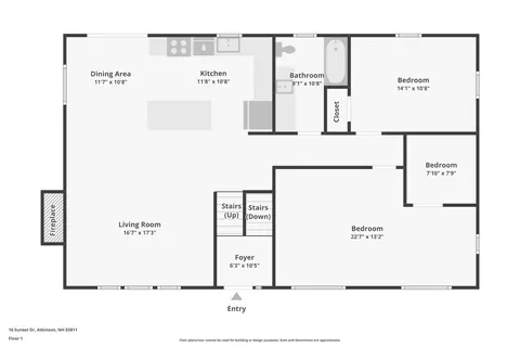 Floorplan - 16 Sunset Dr, Atkinson, NH 03811 photo 2 of 2