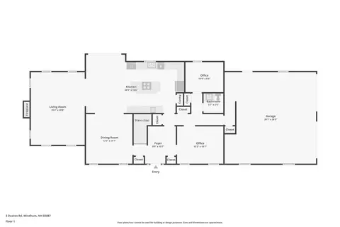 Floorplan - 3 Duston Rd, Windham, NH 03087 photo 1 of 2