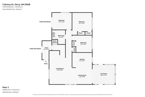 Floorplan - 2 Quincy Dr, Derry, NH 03038 photo 2 of 3