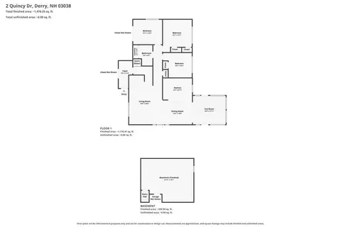 Floorplan - 2 Quincy Dr, Derry, NH 03038 photo 3 of 3