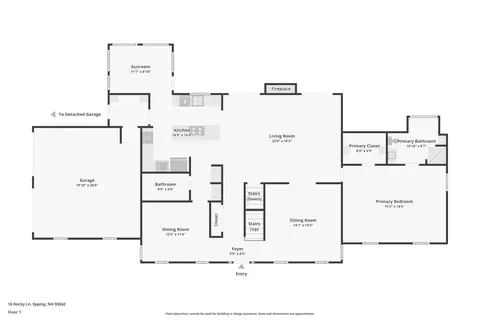 Floorplan - 16 Rocky Ln, Epping, NH 03042 photo 1 of 3