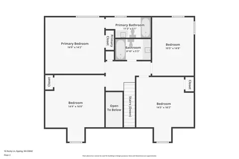 Floorplan - 16 Rocky Ln, Epping, NH 03042 photo 2 of 3