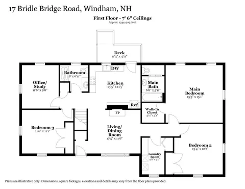 Floorplan - 17 Bridle Bridge Rd, Windham, NH 03087 photo 1 of 2