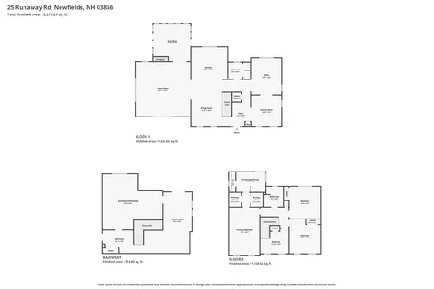 Floorplan - 25 Runaway Rd, Newfields, NH 03856 photo 1 of 1