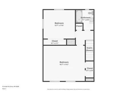 Floorplan - 31 Juniper Rd # L, Derry, NH 03038 photo 2 of 4