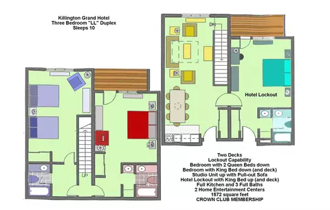 Floorplan - 228 E Mountain Rd #LL DUP GRAND HOTEL 108/110 I, Killington, VT 05751 photo 1 of 1