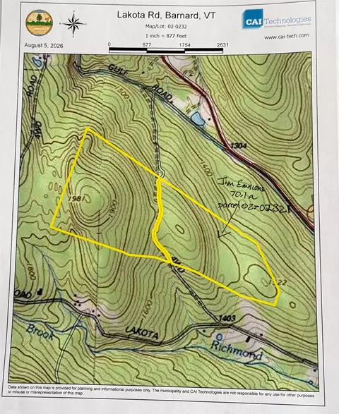 00 Lakota Rd, Barnard, VT 05031