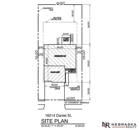 Floorplan - 16014 Daniel St, Bennington, NE 68007 photo 1 of 3