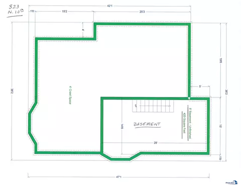 Floorplan - 823 N 10th St, Beatrice, NE 68310 photo 3 of 3