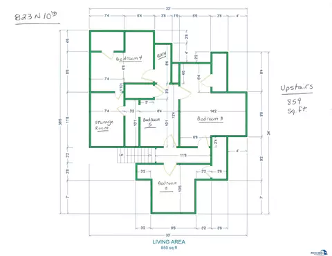 Floorplan - 823 N 10th St, Beatrice, NE 68310 photo 2 of 3