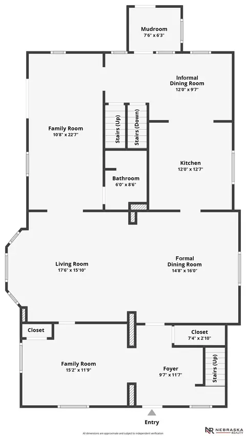 Floorplan - 823 N 11th St, Beatrice, NE 68310 photo 1 of 4