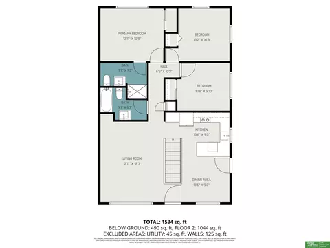 Floorplan - 9612 Maple St, Omaha, NE 68134 photo 1 of 2