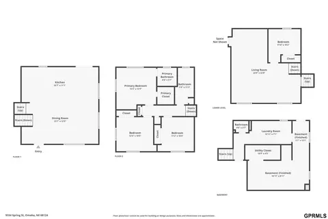 Floorplan - 9334 Spring St, Omaha, NE 68124 photo 1 of 1