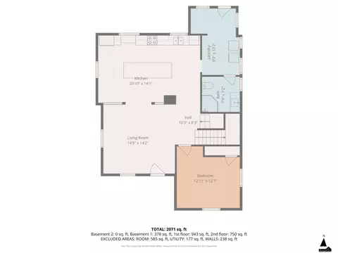 Floorplan - 800 Scott St, Beatrice, NE 68310 photo 1 of 3