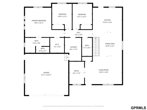 Floorplan - 303 Cherry Street St, Creston, NE 68631 photo 1 of 2