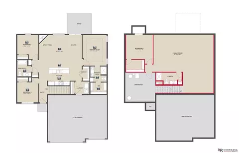Floorplan - 16013 Isabella St, Bennington, NE 68007 photo 1 of 2