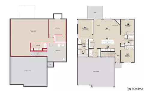 Floorplan - 17612 Scott St, Bennington, NE 68007 photo 1 of 2