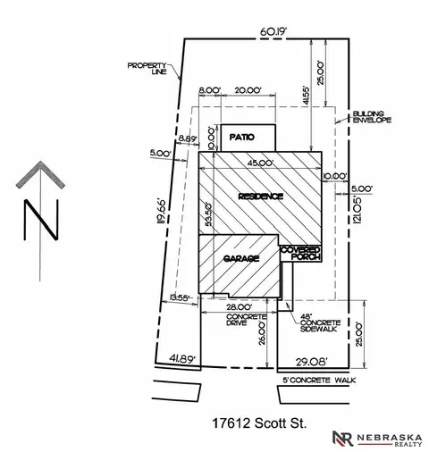 Floorplan - 17612 Scott St, Bennington, NE 68007 photo 2 of 2