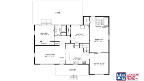 Floorplan - 1421 N 9th St, Beatrice, NE 68310 photo 1 of 2