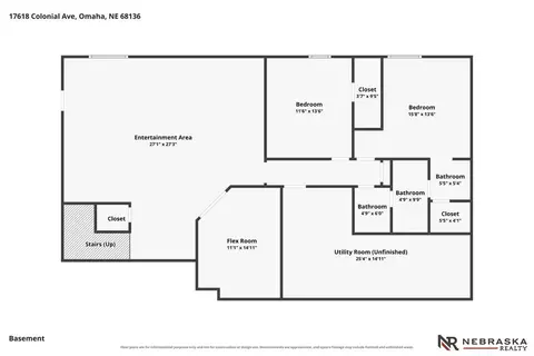 Floorplan - 17618 Colonial Ave, Omaha, NE 68136 photo 2 of 3
