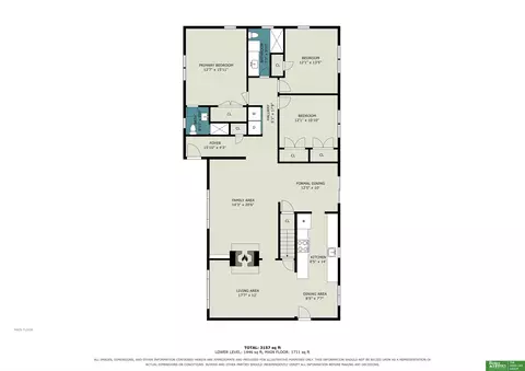 Floorplan - 11418 Pierce St, Omaha, NE 68144 photo 1 of 2