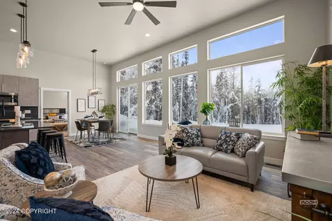 Living - 17610 Birchtree St, Chugiak, AK 99567 photo 4 of 6