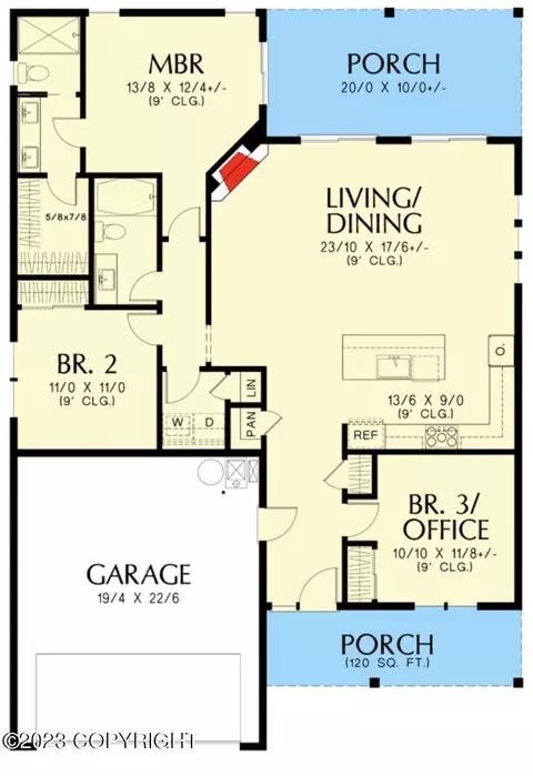Floorplan - 1021 E Mountain Peak Loop, Palmer, AK 99645 photo 1 of 1