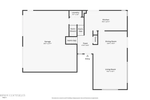 Floorplan - 25642 Berryhill Rd, Eagle River, AK 99577 photo 2 of 4