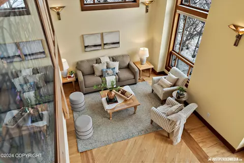 Living - 24010 The Clearing Dr, Eagle River, AK 99577 photo 3 of 13