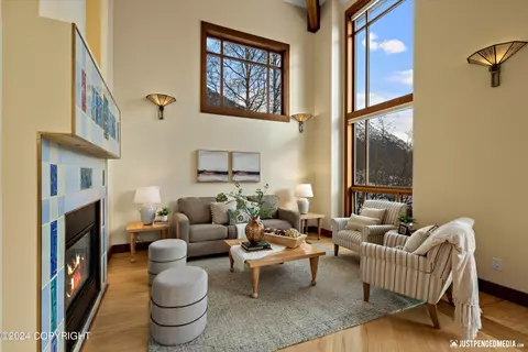 Living - 24010 The Clearing Dr, Eagle River, AK 99577 photo 4 of 13