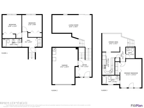 Floorplan - 1440 E St # 2, Anchorage, AK 99501 photo 1 of 4