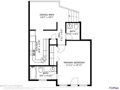 Floorplan - 1440 E St # 2, Anchorage, AK 99501 photo 4 of 4