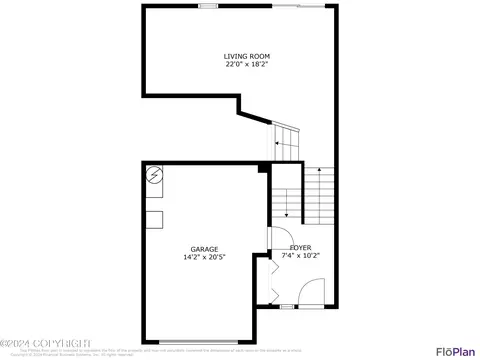 Floorplan - 1440 E St # 2, Anchorage, AK 99501 photo 3 of 4