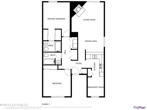 Floorplan - 1859 E Tudor Rd # C-304, Anchorage, AK 99507 photo 1 of 4