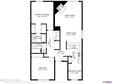 Floorplan - 1859 E Tudor Rd # C-304, Anchorage, AK 99507 photo 4 of 4