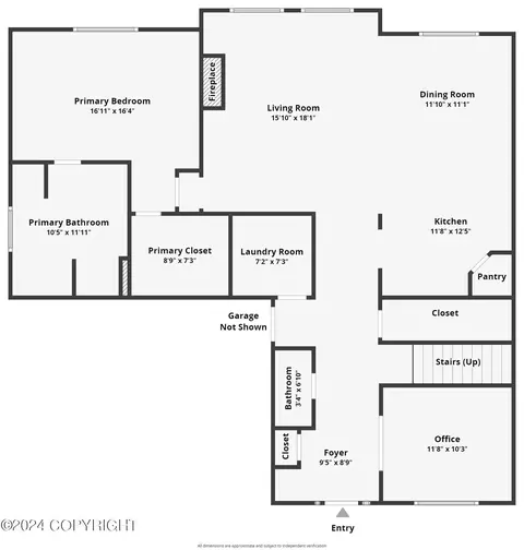 Floorplan - 16188 Rosenburg Cir, Eagle River, AK 99577 photo 1 of 2