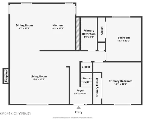 Floorplan - 7141 E 34th Ave, Anchorage, AK 99504 photo 1 of 1