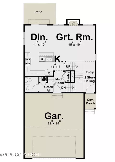 Floorplan - 16530 Eleonora St, Eagle River, AK 99577 photo 2 of 4