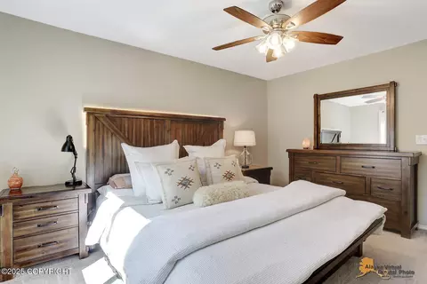 Bedroom - 1342 E Hidden Ranch Loop, Palmer, AK 99645 photo 2 of 5