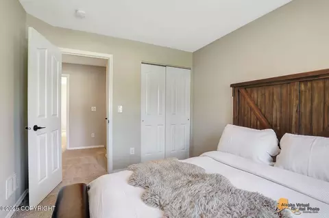 Bedroom - 1342 E Hidden Ranch Loop, Palmer, AK 99645 photo 4 of 5