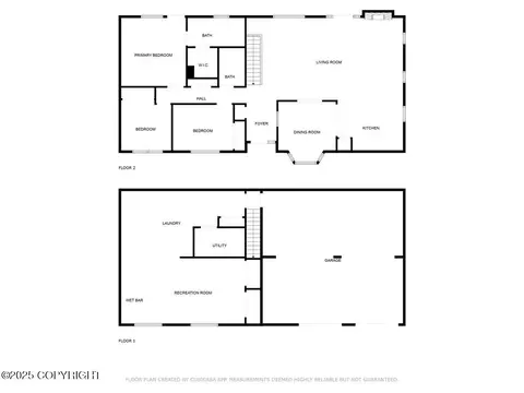 Floorplan - 7801 Evander Dr, Anchorage, AK 99518 photo 1 of 2