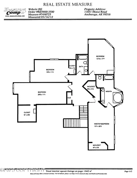 Floorplan - 11831 Moose Rd, Anchorage, AK 99516 photo 2 of 2