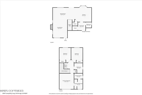 Floorplan - 3506 Tranquillity Loop, Anchorage, AK 99507 photo 1 of 3