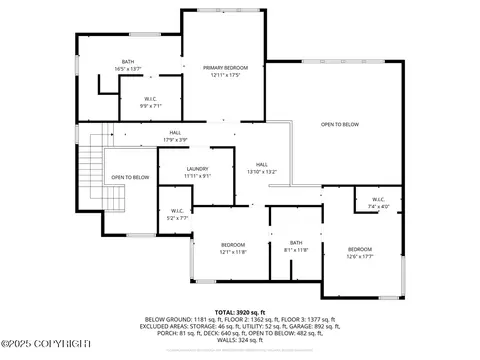 Floorplan - 16915 Yellowstone Dr, Eagle River, AK 99577 photo 6 of 8