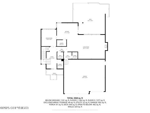 Floorplan - 16915 Yellowstone Dr, Eagle River, AK 99577 photo 3 of 8
