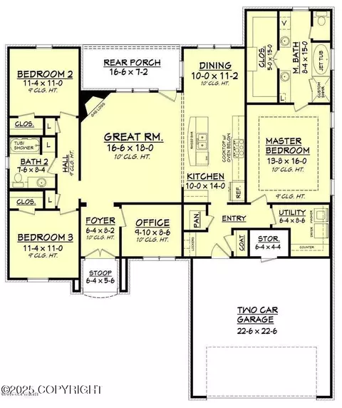 Floorplan - 4121 E Harman Loop, Wasilla, AK 99654 photo 1 of 1