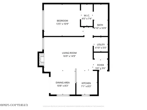 Floorplan - 4211 Folker St # E102, Anchorage, AK 99508 photo 1 of 2