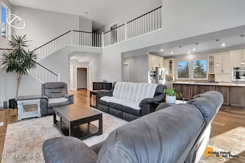 Living - 8130 Harmany Ranch Rd, Eagle River, AK 99577 photo 4 of 12